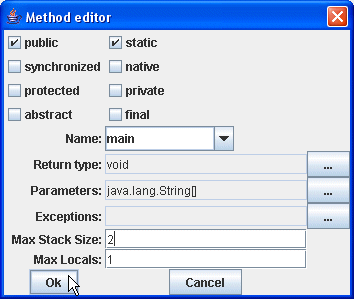 Method Editor Done